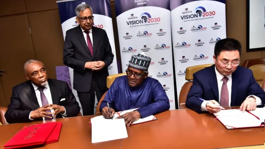 Nigeria: Dangote cement seals over $1 billion deal with Sinoma to expand capacity in Africa