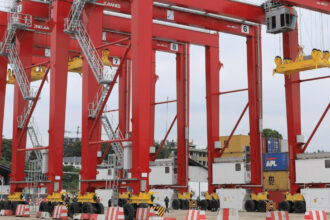 Cameroun : 4 nouvelles grues à portique mobile à roues acquises au Port de Douala-Bonabéri