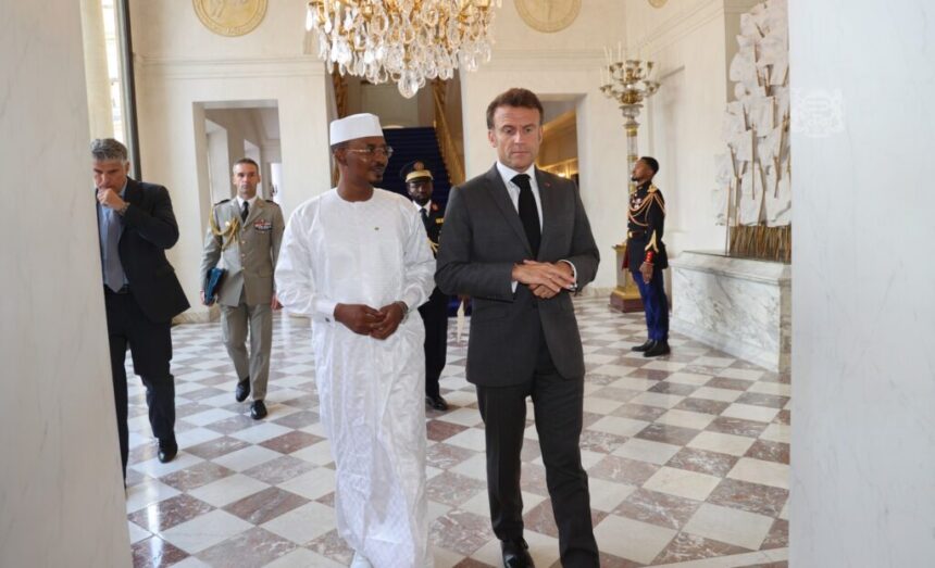 Mahamat Idriss Déby visite emmanuel macron