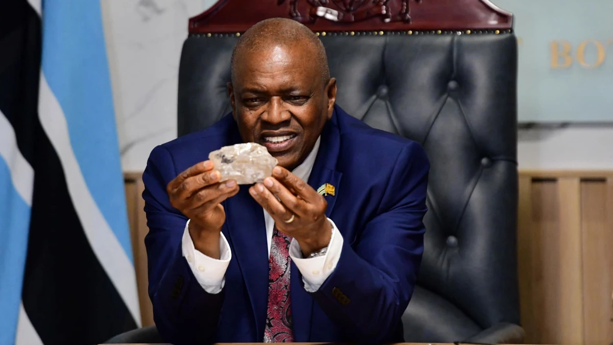 Botswana : Le deuxième plus gros diamant découvert, il est estimé à plus de 40 millions de dollars