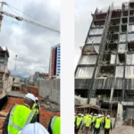 BEAC : le Gouverneur Yvon Sana Bangui visite le chantier de son futur siège à Yaoundé