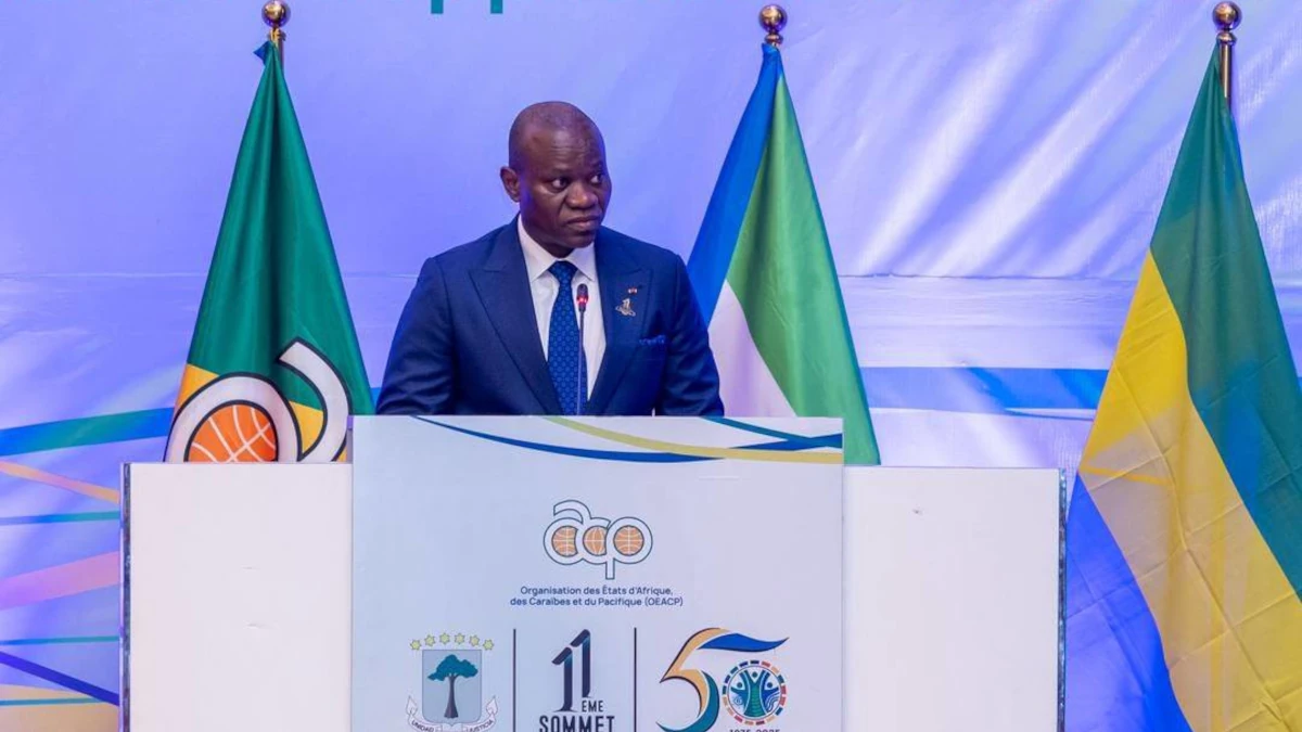 Sommet de l'OEACP : Brice Clotaire Oligui Nguema mise sur le privé pour financer le Plan de développement 2026-2030 du Gabon