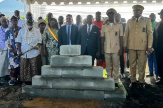 OPALM pose la première pierre de sa future unité industrielle (huilerie) dans le Moungo en présence du Minader