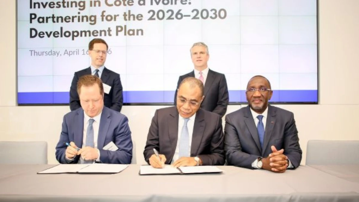 Côte d’Ivoire : 328 milliards FCFA d’investissements américains pour soutenir le Plan national de développement 2026-2030